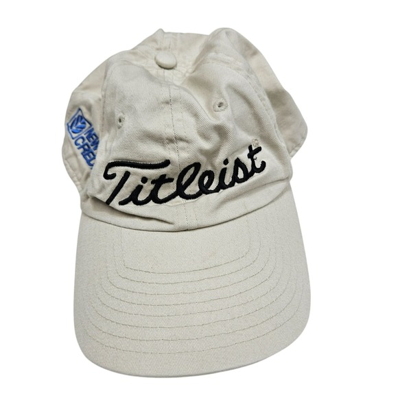 Titlist Other - Titleist Golf Hat Cap Beige Mens Crew‎ Adjustable Preowned